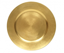 Charger Plate – Gold Lacquer – Round 13 Inch